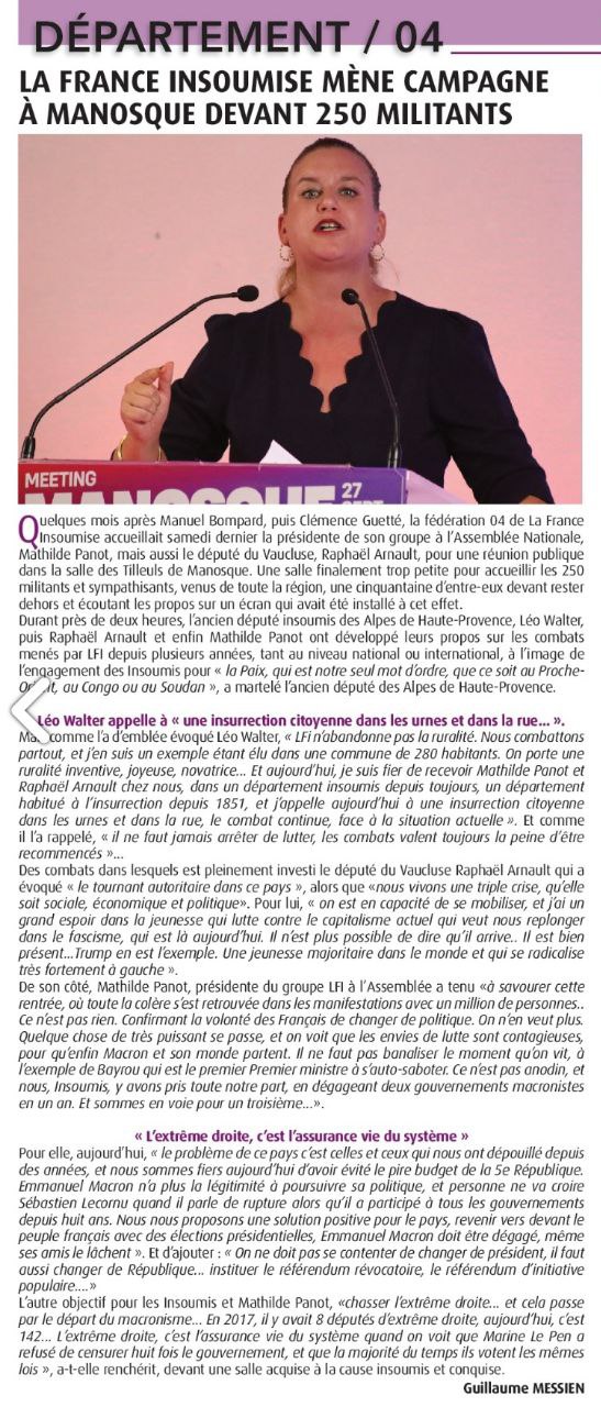 Haute Provence info 3 au 9 octobre